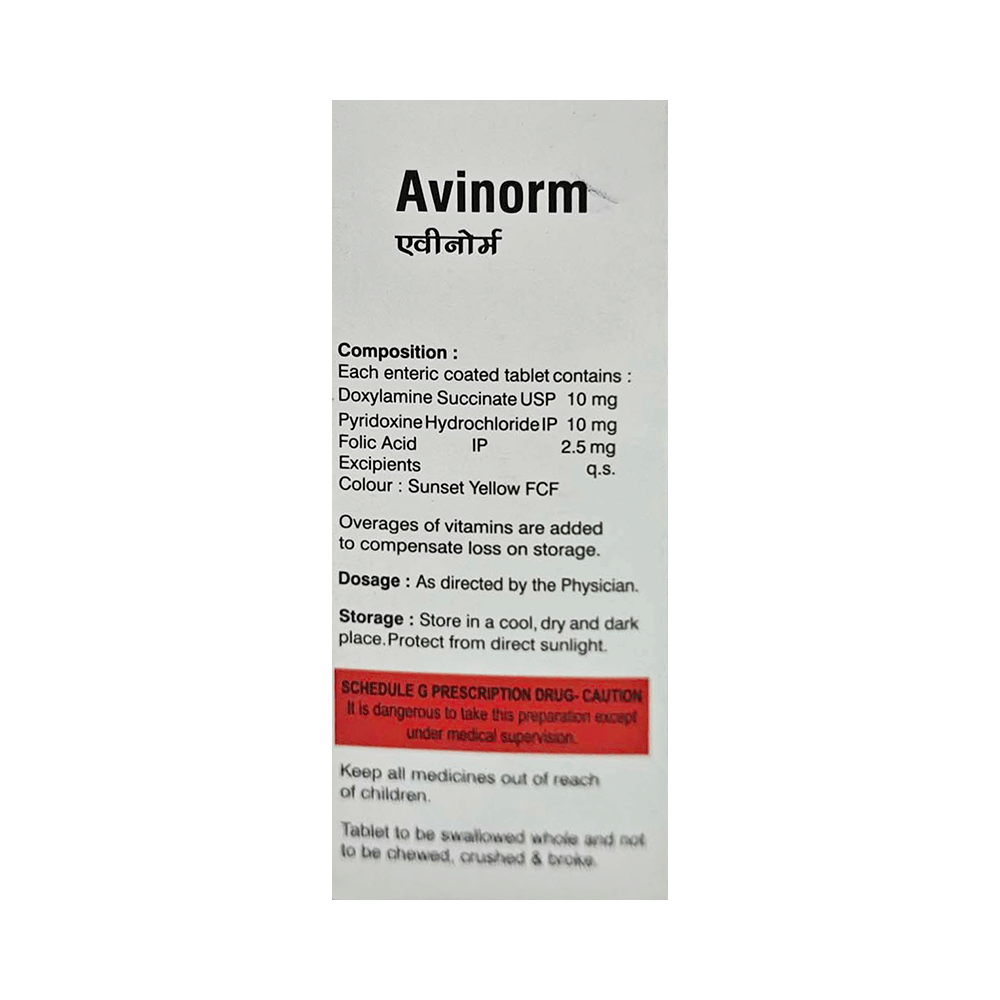 Avinorm Tablet 10'S 4 Avinorm Tablet 10'S