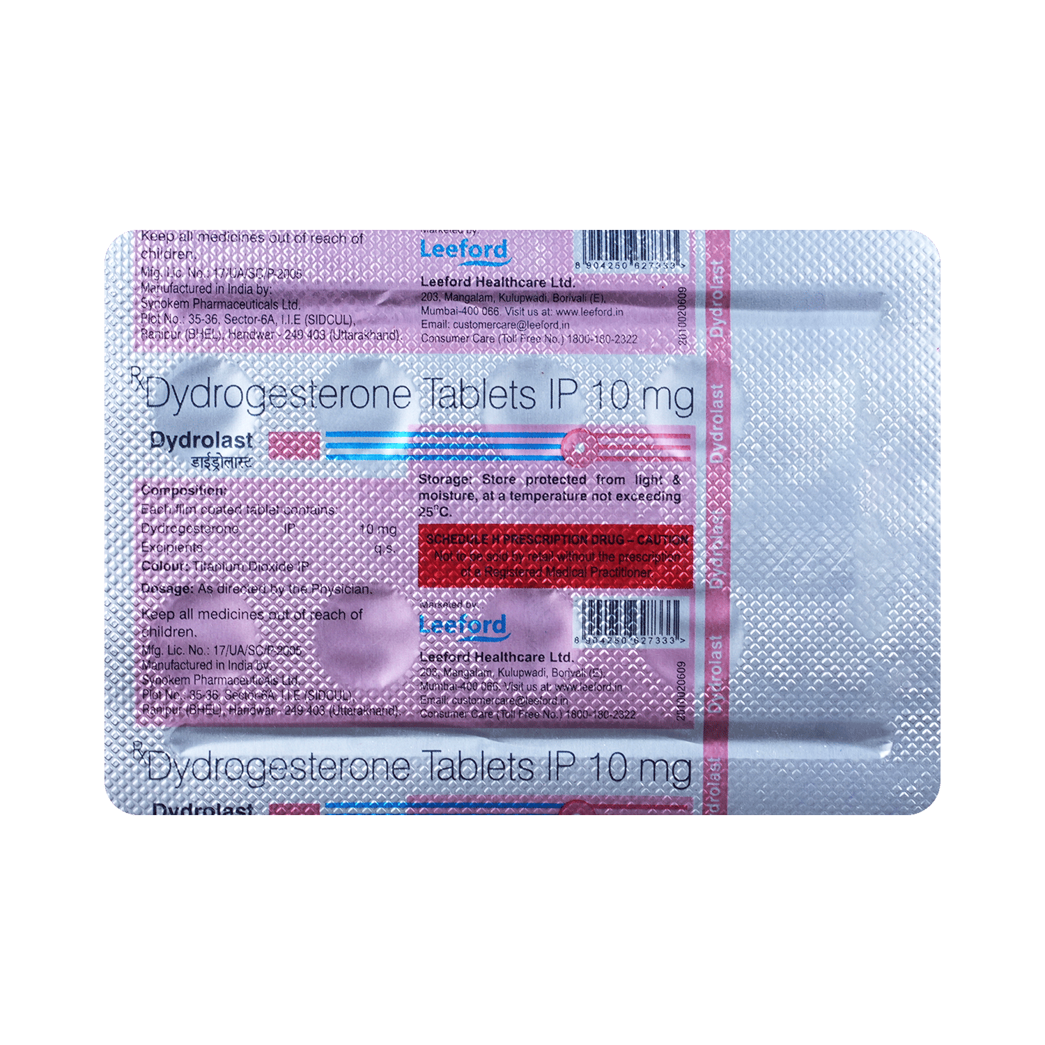 DYDROLAST 10 Tablet 10's 5 DYDROLAST 10 Tablet 10's