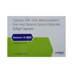 GEOMAX D3 MAX Softgel Capsule 10's