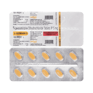 L Cetriver 5mg Tablet 10'S