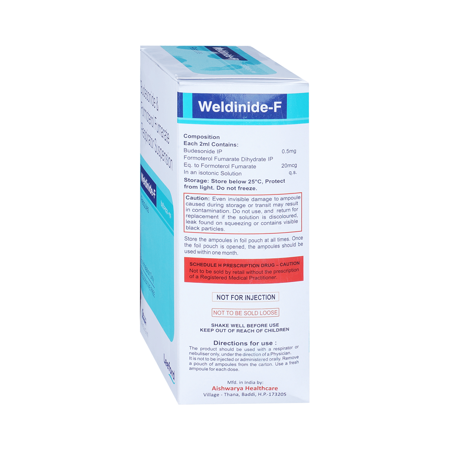 WELDINIDE F Respules 2ml 3 WELDINIDE F Respules 2ml