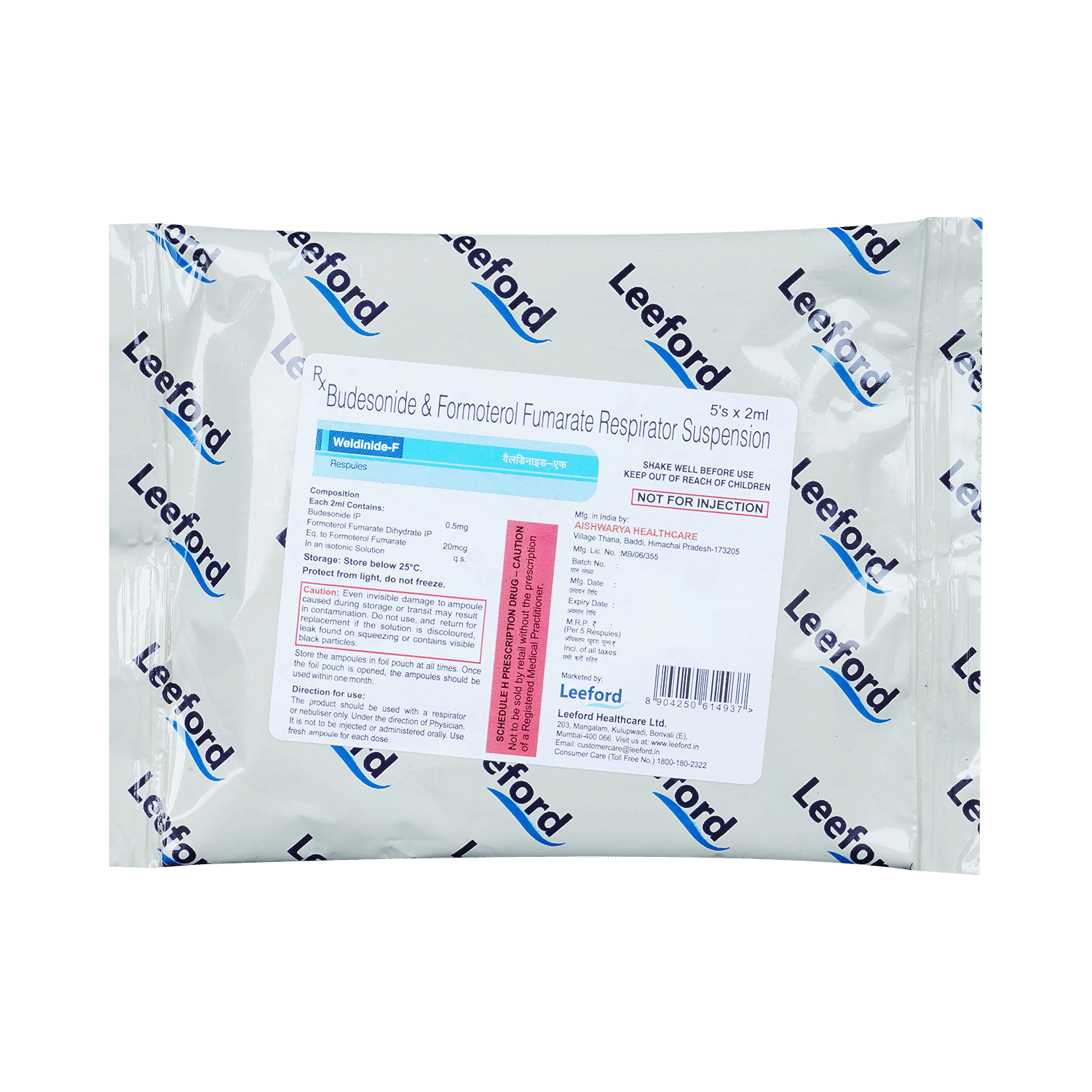 WELDINIDE F Respules 2ml 5 WELDINIDE F Respules 2ml